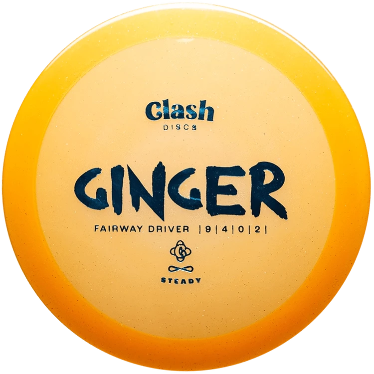Clash Discs Ginger orange fairway driver disc